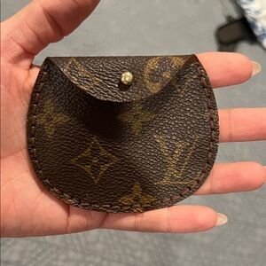 Louis Vuitton Dark Brown Monogram coin purse